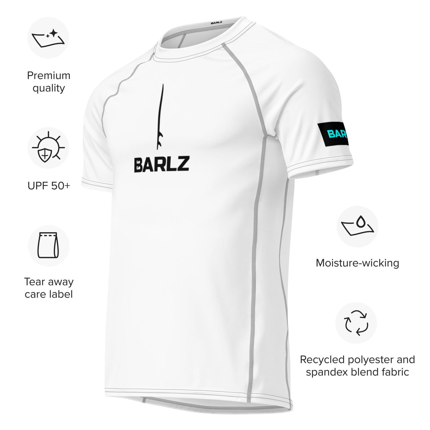 Barlz Men's Rash Guard (short sleeve)