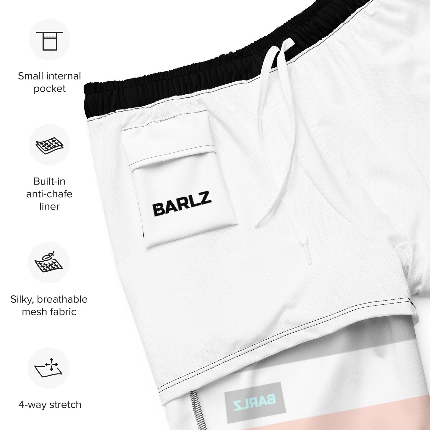 Barlz Code Orange Recycled Beach Trunks